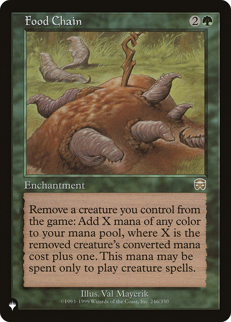 Food Chain (LIST-246/350) - The List