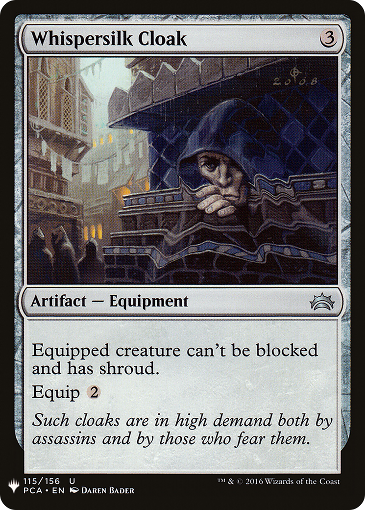 Whispersilk Cloak (PCA) (LIST-115) - The List