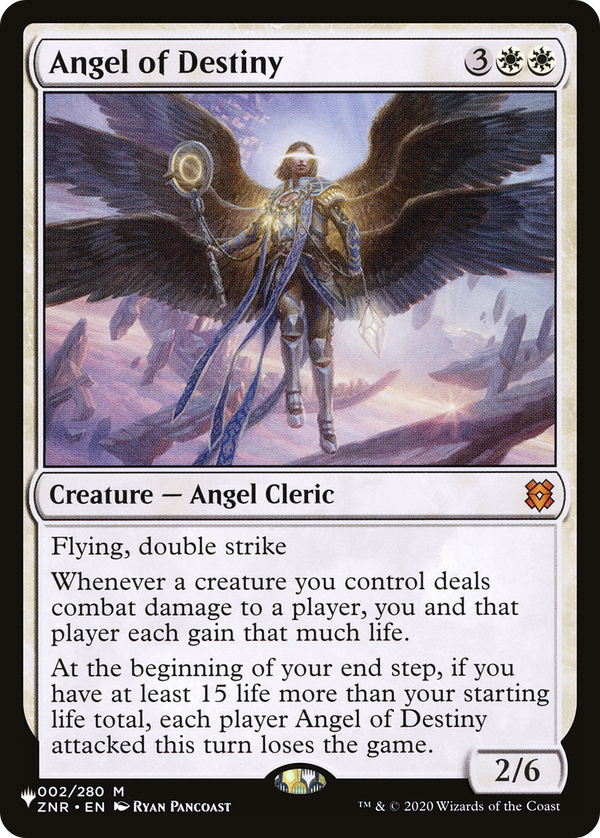Angel of Destiny (LIST-002) - The List Foil