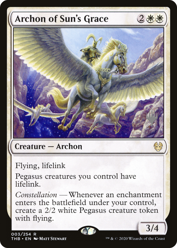 Archon of Sun's Grace (PPTHB-003) - Theros Beyond Death Promos Foil