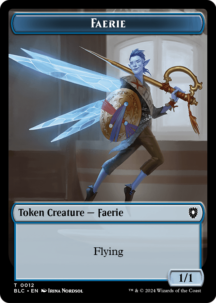 Faerie (TBLC-012) - Bloomburrow Commander Tokens