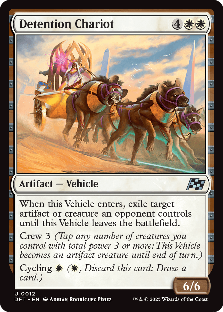 Detention Chariot (DFT-012) - Aetherdrift Foil