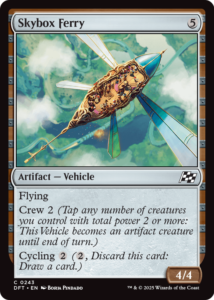 Skybox Ferry (DFT-243) - Aetherdrift Foil