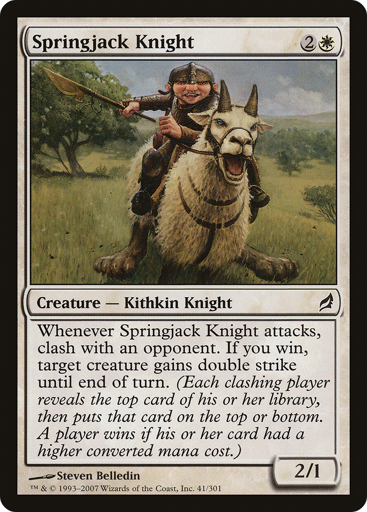 Springjack Knight (LRW-041) - Lorwyn Foil