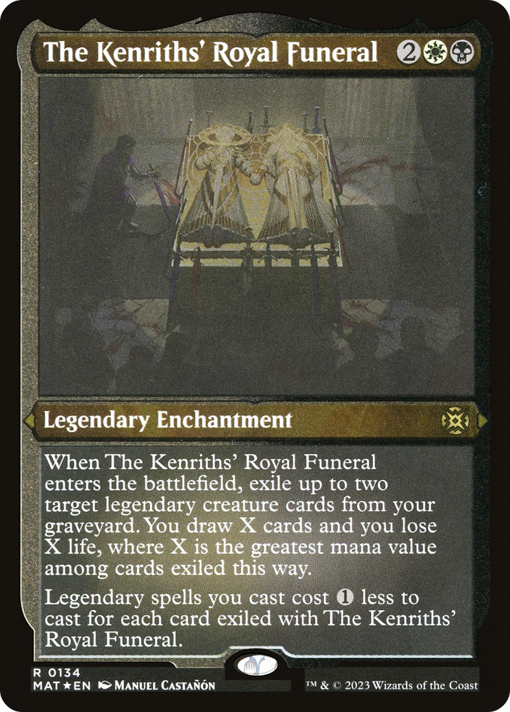 The Kenriths' Royal Funeral (Foil Etched) (MAT-134) - March of the Machine: The Aftermath Foil