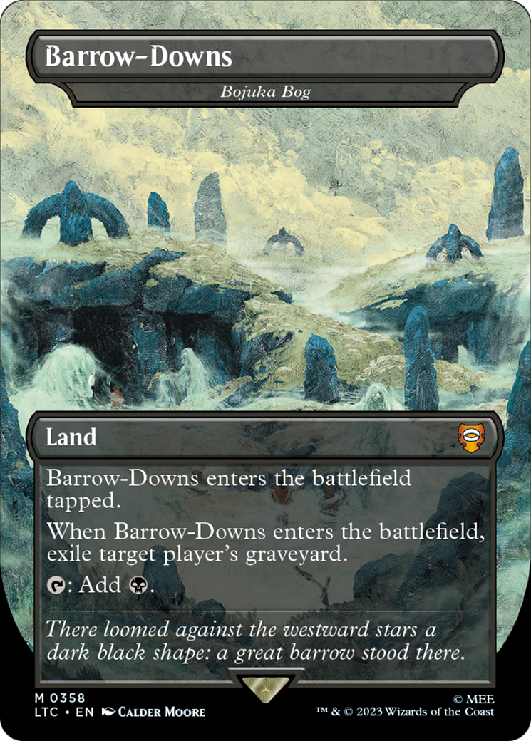 Barrow-Downs - Bojuka Bog (LTC-358) - Tales of Middle-earth Commander / Barrow-Downs (Borderless) Foil