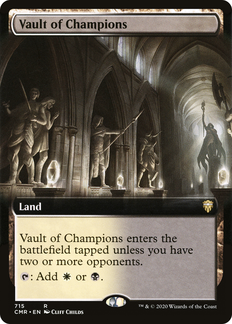 Vault of Champions (Extended Art) (CMR-715) - Commander Legends: (Extended Art) Foil