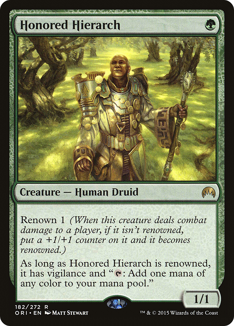 Honored Hierarch (ORI-182) - Magic Origins Foil