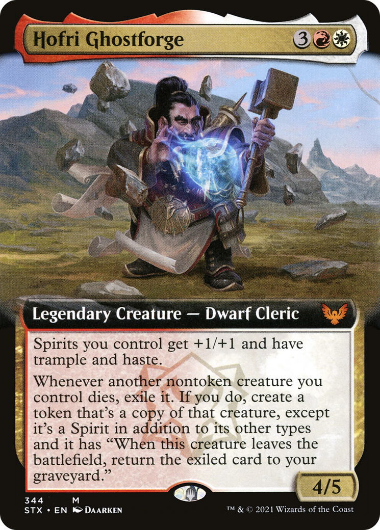 Hofri Ghostforge (Extended Art) (STX-344) - Strixhaven: School of Mages: (Extended Art)