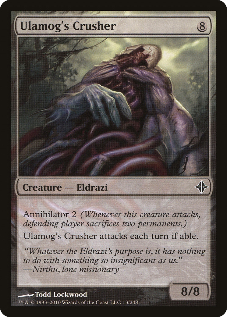 Ulamog's Crusher (ROE-013) - Rise of the Eldrazi Foil