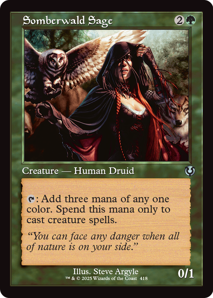 Somberwald Sage (Retro Frame) (INR-418) - Innistrad Remastered