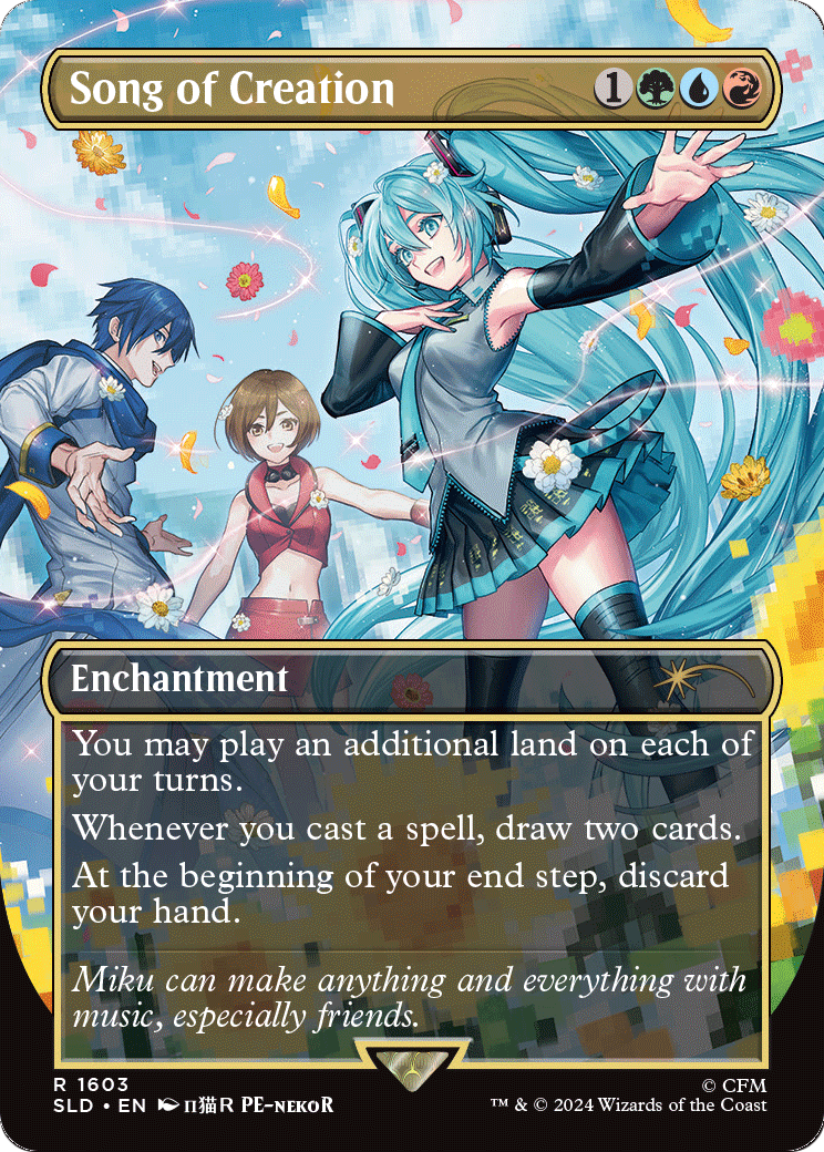 Song of Creation (SLD-1603) - Secret Lair Drop (Borderless)