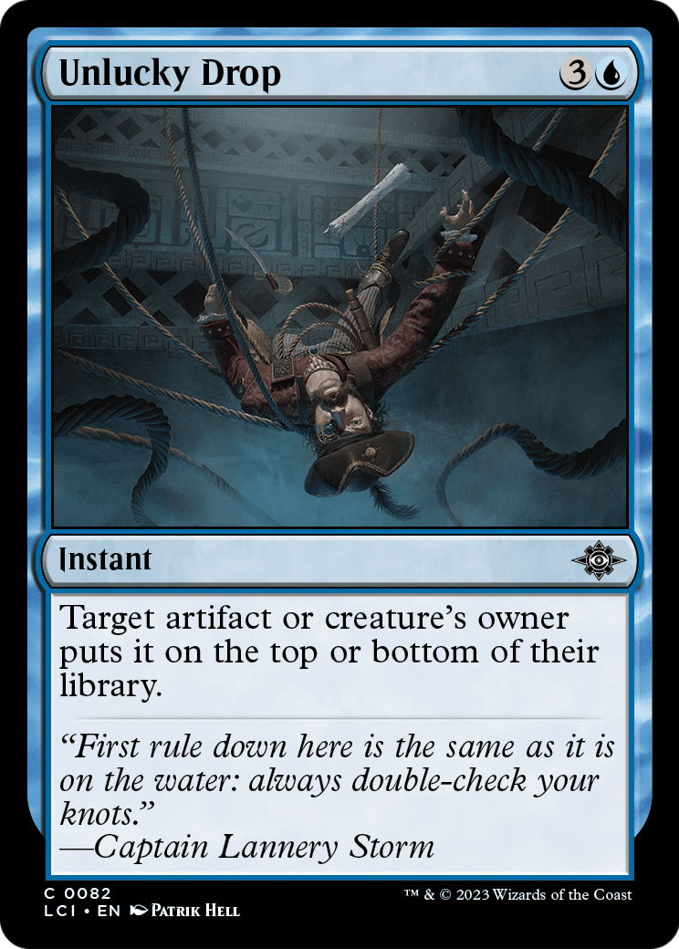Unlucky Drop (LCI-082) - The Lost Caverns of Ixalan Foil