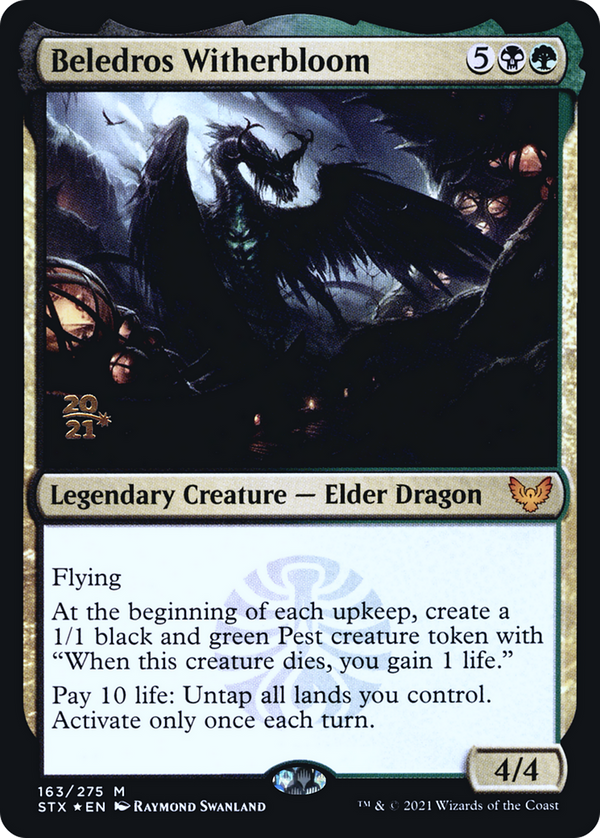Beledros Witherbloom (PRE-163) - Strixhaven: School of Mages Promos Foil