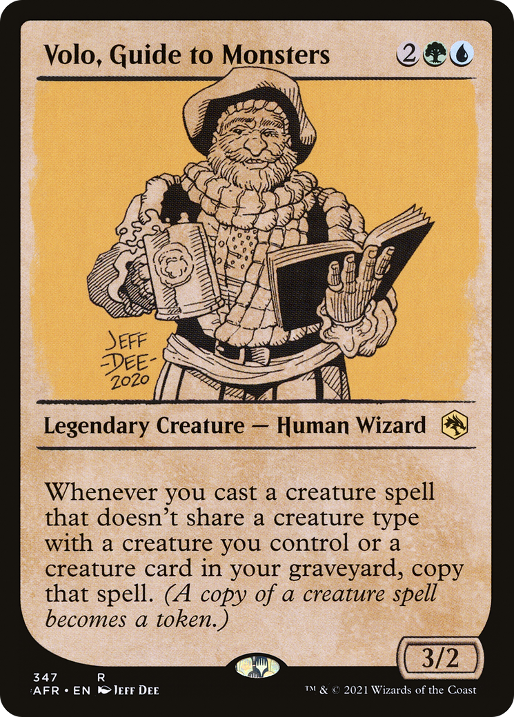 Volo, Guide to Monsters (Showcase) (AFR-347) - Adventures in the Forgotten Realms: (Showcase) Foil