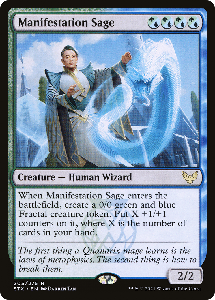 Manifestation Sage (STX-205) - Strixhaven: School of Mages Foil