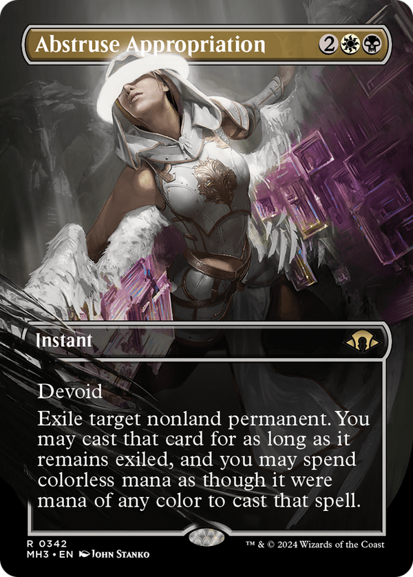 Abstruse Appropriation (Borderless) (MH3-342) - Modern Horizons 3 Foil