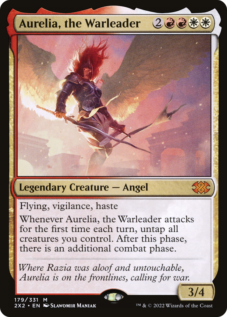 Aurelia, the Warleader (2X2-179) - Double Masters 2022