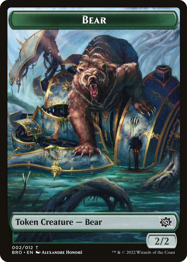 Bear (TBRO-002) - The Brothers' War Tokens Foil