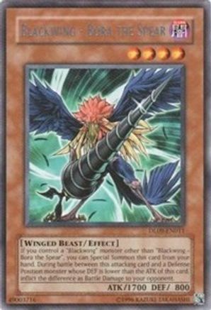 Blackwing - Bora the Spear (Blue) (DL09-EN011) - Duelist League Promo Unlimited