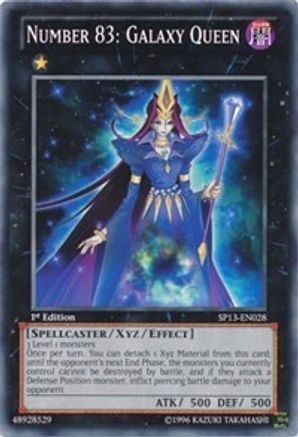 Number 83: Galaxy Queen (SP13-EN028) - Star Pack 2013 Unlimited