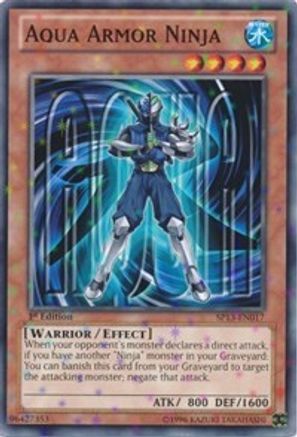 Aqua Armor Ninja (Starfoil) (SP13-EN017) - Star Pack 2013 1st Edition