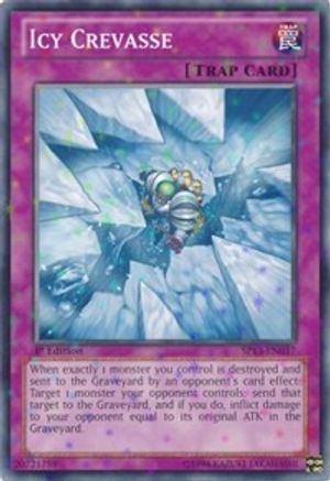 Icy Crevasse (Starfoil) (SP13-EN037) - Star Pack 2013 Unlimited