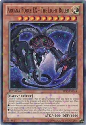 Arcana Force EX - The Light Ruler (Starfoil) (SP13-EN044) - Star Pack 2013 1st Edition