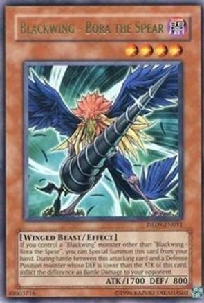 Blackwing - Bora the Spear (Green) (DL09-EN011) - Duelist League Promo Unlimited