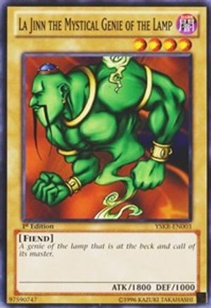 La Jinn the Mystical Genie of the Lamp (YSKR-EN003) - Starter Deck: Kaiba Reloaded 1st Edition