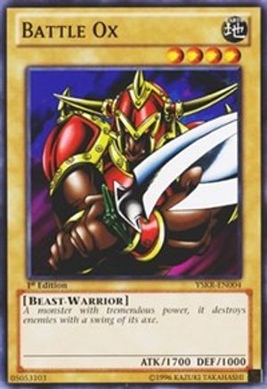 Battle Ox (YSKR-EN004) - Starter Deck: Kaiba Reloaded Unlimited