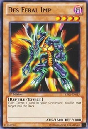 Des Feral Imp (YSKR-EN015) - Starter Deck: Kaiba Reloaded 1st Edition