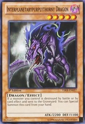Interplanetarypurplythorny Dragon (YSKR-EN027) - Starter Deck: Kaiba Reloaded 1st Edition
