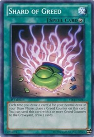 Shard of Greed (YSKR-EN041) - Starter Deck: Kaiba Reloaded 1st Edition