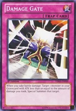 Damage Gate (YSKR-EN048) - Starter Deck: Kaiba Reloaded 1st Edition