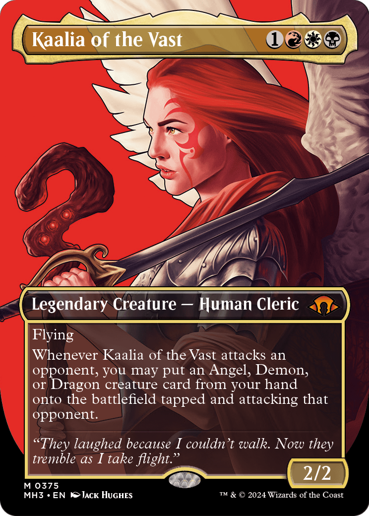 Kaalia of the Vast (Borderless) (0375) (MH3-375) - Modern Horizons 3 Foil