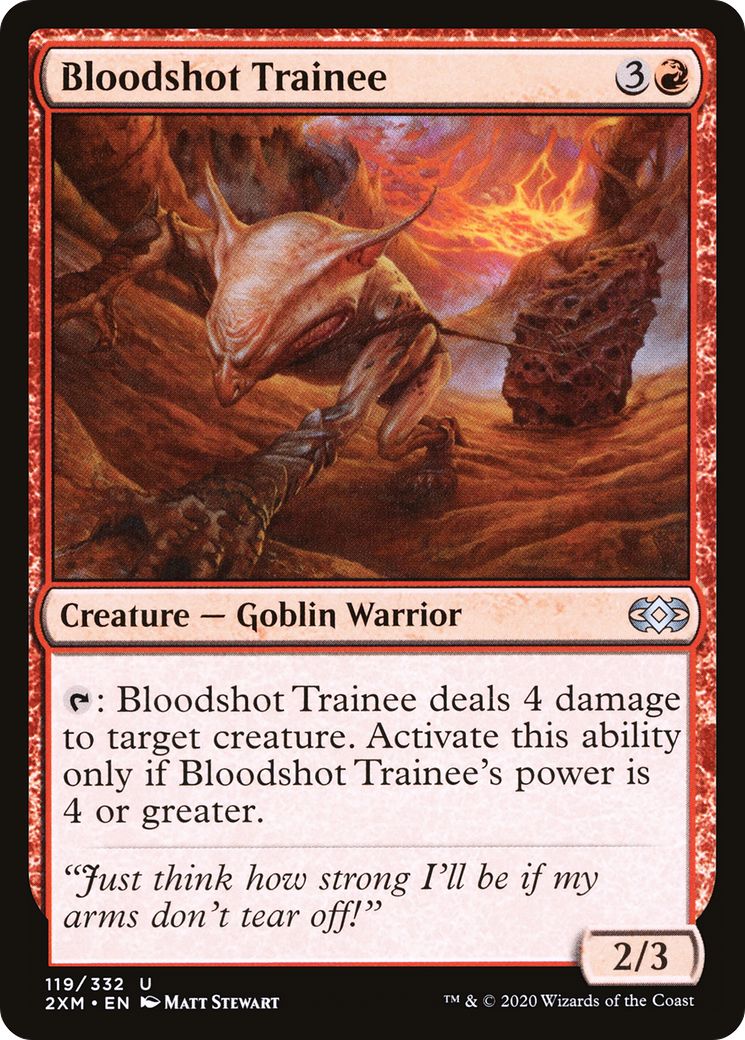 Bloodshot Trainee (2XM-119) - Double Masters Foil