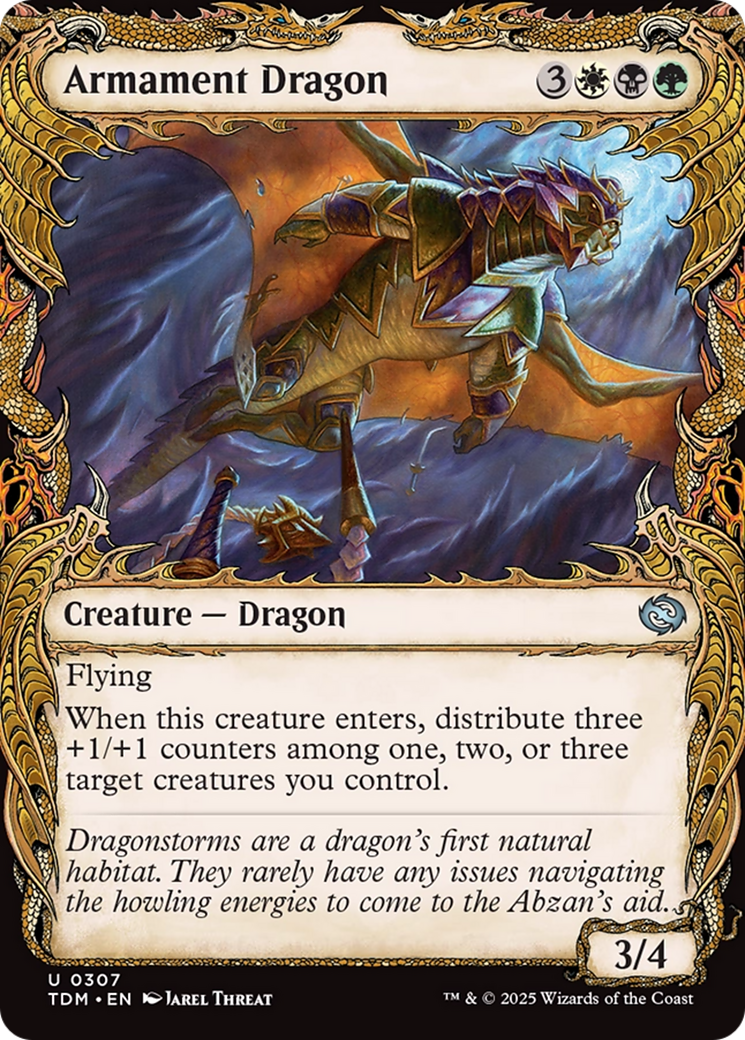 Armament Dragon (Showcase) (TDM-307) - Tarkir: Dragonstorm: (Showcase)