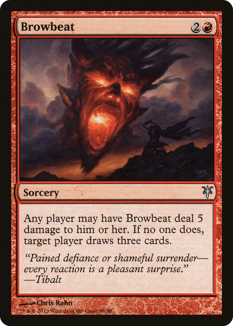 Browbeat (DDK-066) - Duel Decks: Sorin vs. Tibalt