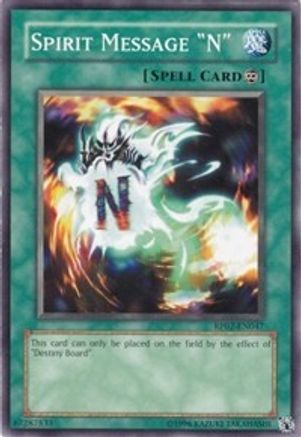 Spirit Message "N" (RP02-EN047) - Retro Pack 2 Unlimited