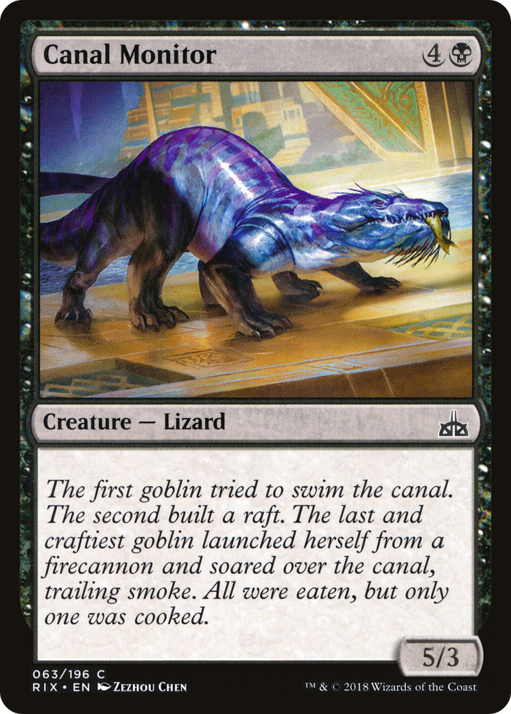 Canal Monitor (RIX-063) - Rivals of Ixalan