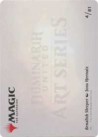 Benalish Sleeper // Benalish Sleeper (ADMU-004) - Dominaria United Art Series (Borderless)