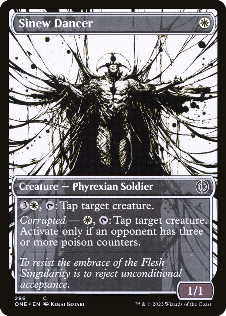 Sinew Dancer (Showcase) (ONE-286) - Phyrexia: All Will Be One: (Showcase)