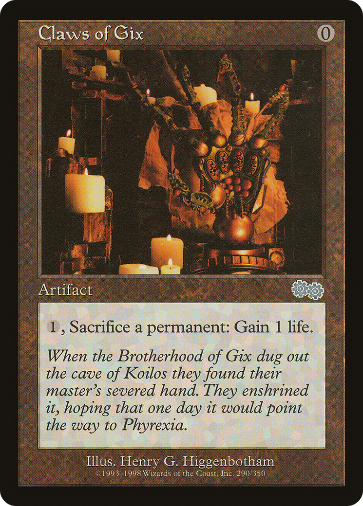 Claws of Gix (USG-290) - Urza's Saga