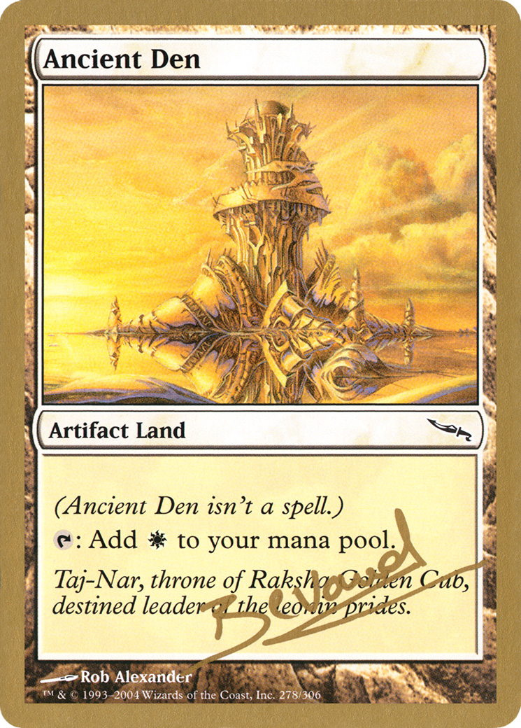 Ancient Den - 2004 Manuel Bevand (MRD) (WCD-) - World Championship Decks 2004