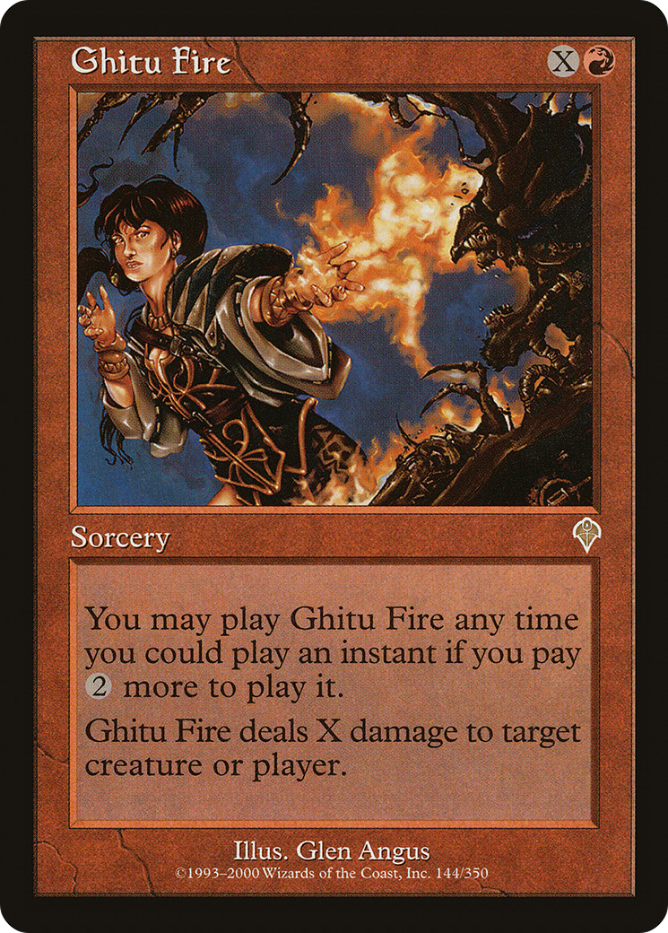Ghitu Fire (INV-144) - Invasion Foil