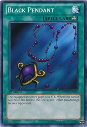 Black Pendant (BPW2-EN068) - Battle Pack 2: War of the Giants Round 2 1st Edition