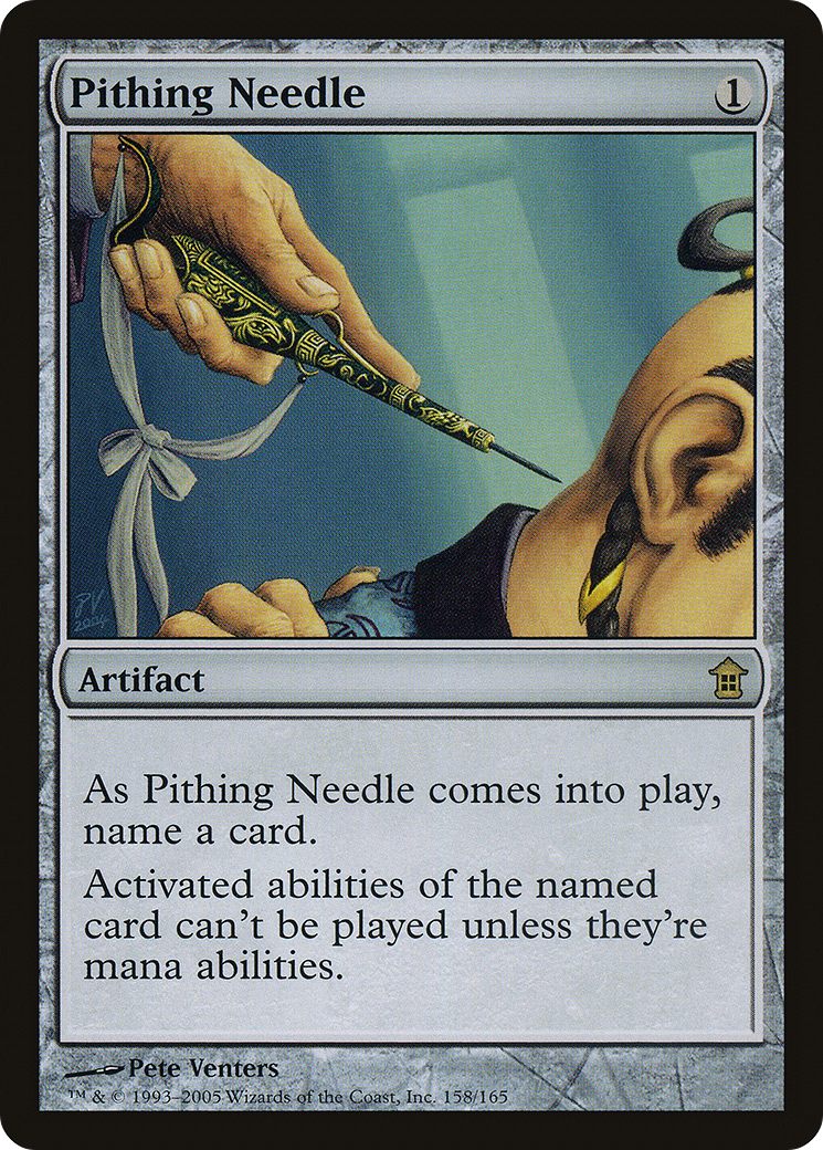 Pithing Needle (SOK-158) - Saviors of Kamigawa Foil