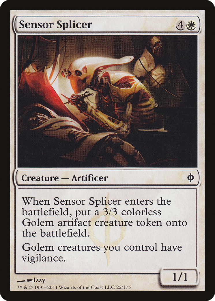 Sensor Splicer (NPH-022) - New Phyrexia Foil