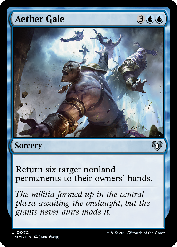 Aether Gale (CMM-072) - Commander Masters